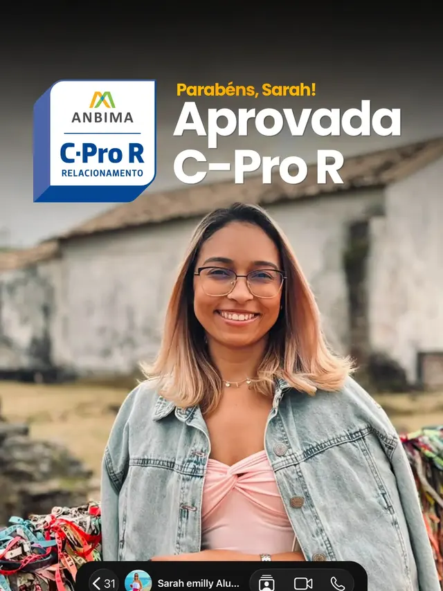 Sarah Emily, aprovado na certificação C-Pro R